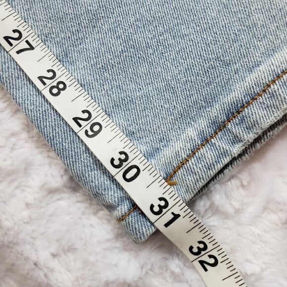 SO High Rise Wide Leg 90s inspired super soft Light Wash jeans Size 11 - Picture 4 of 8